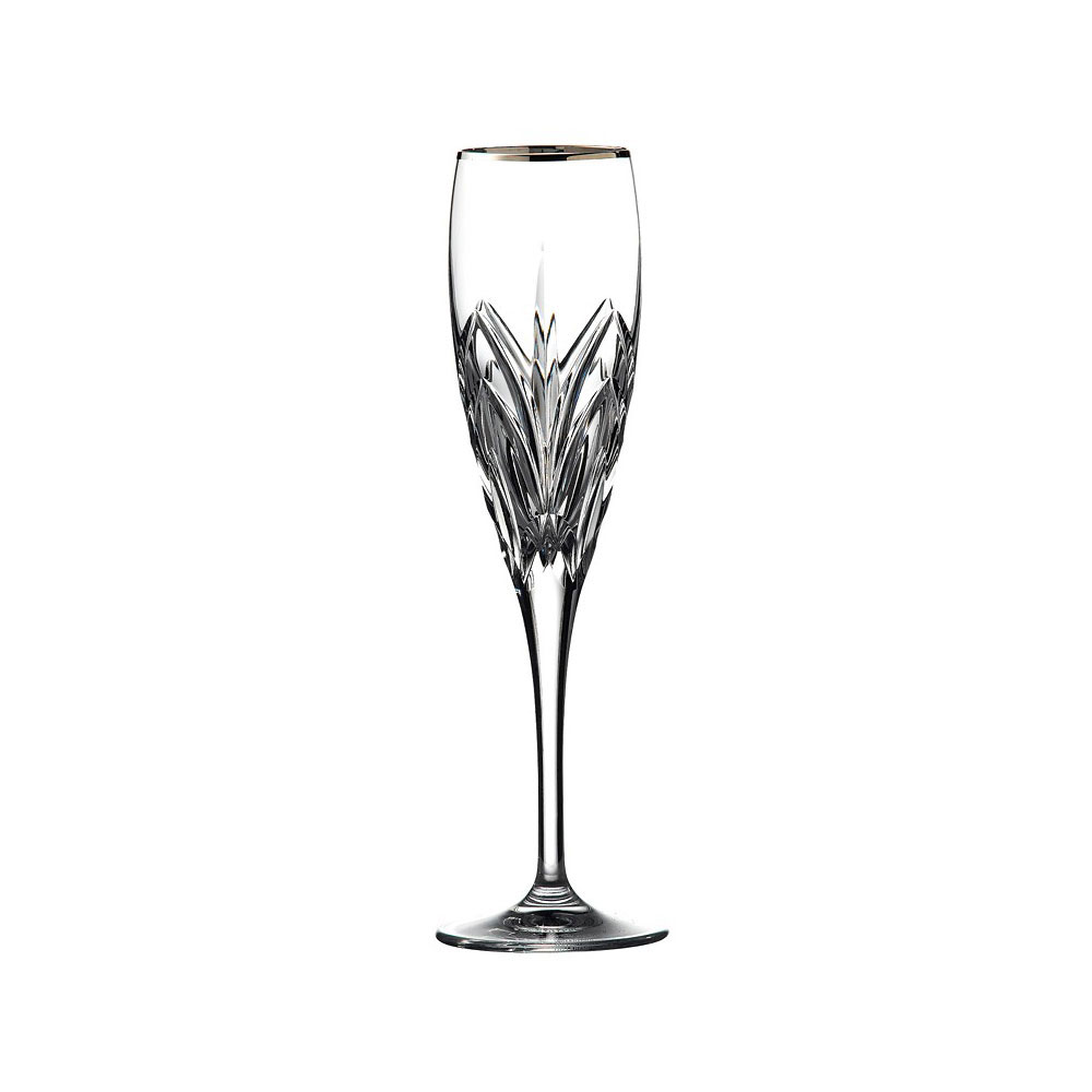 Marquis by Waterford Crystal, Caprice Platinum Crystal Flute, Single