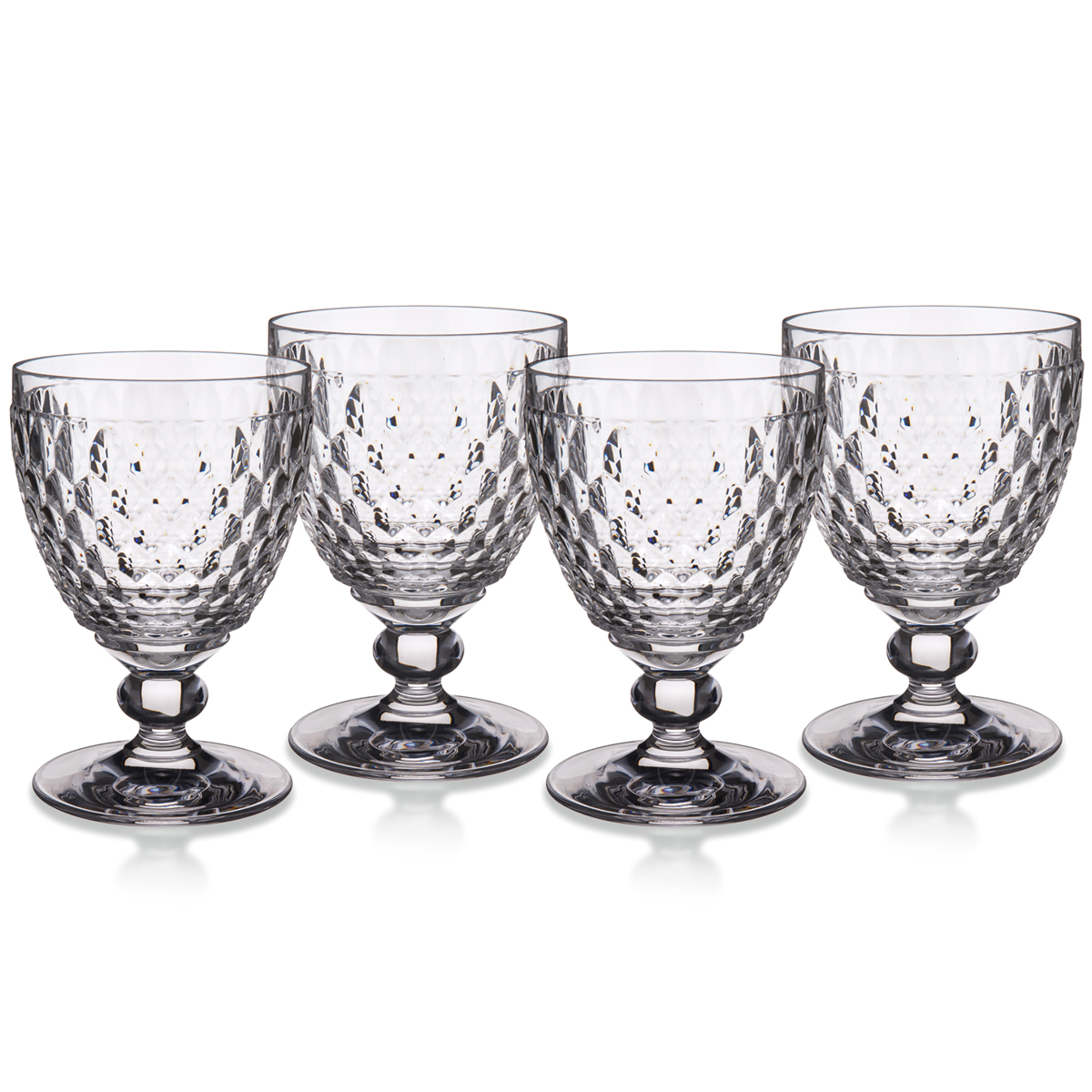 Villeroy and Boch Boston Clear Claret Set of Four
