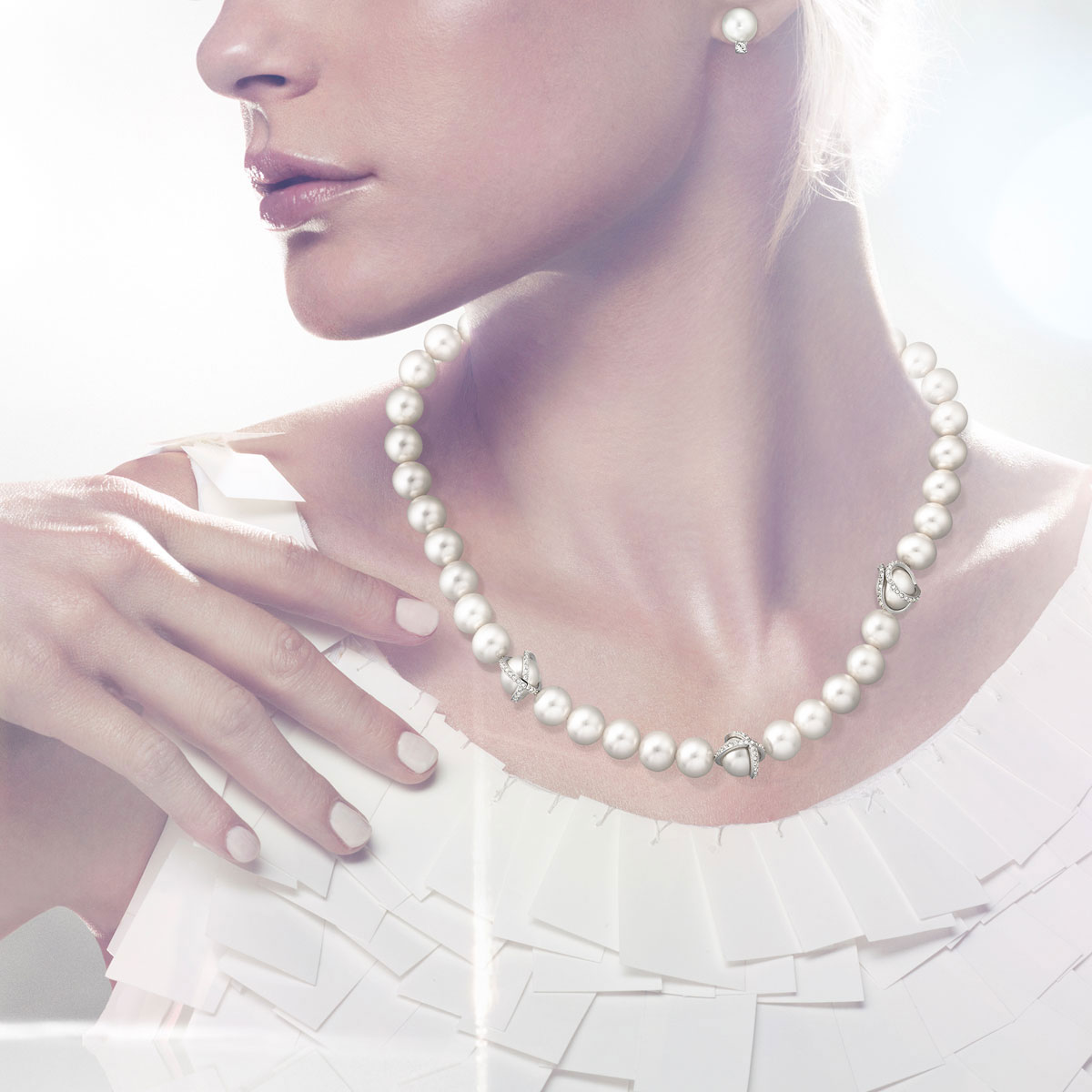 Swarovski Crystal and Pearl Tricia Necklace