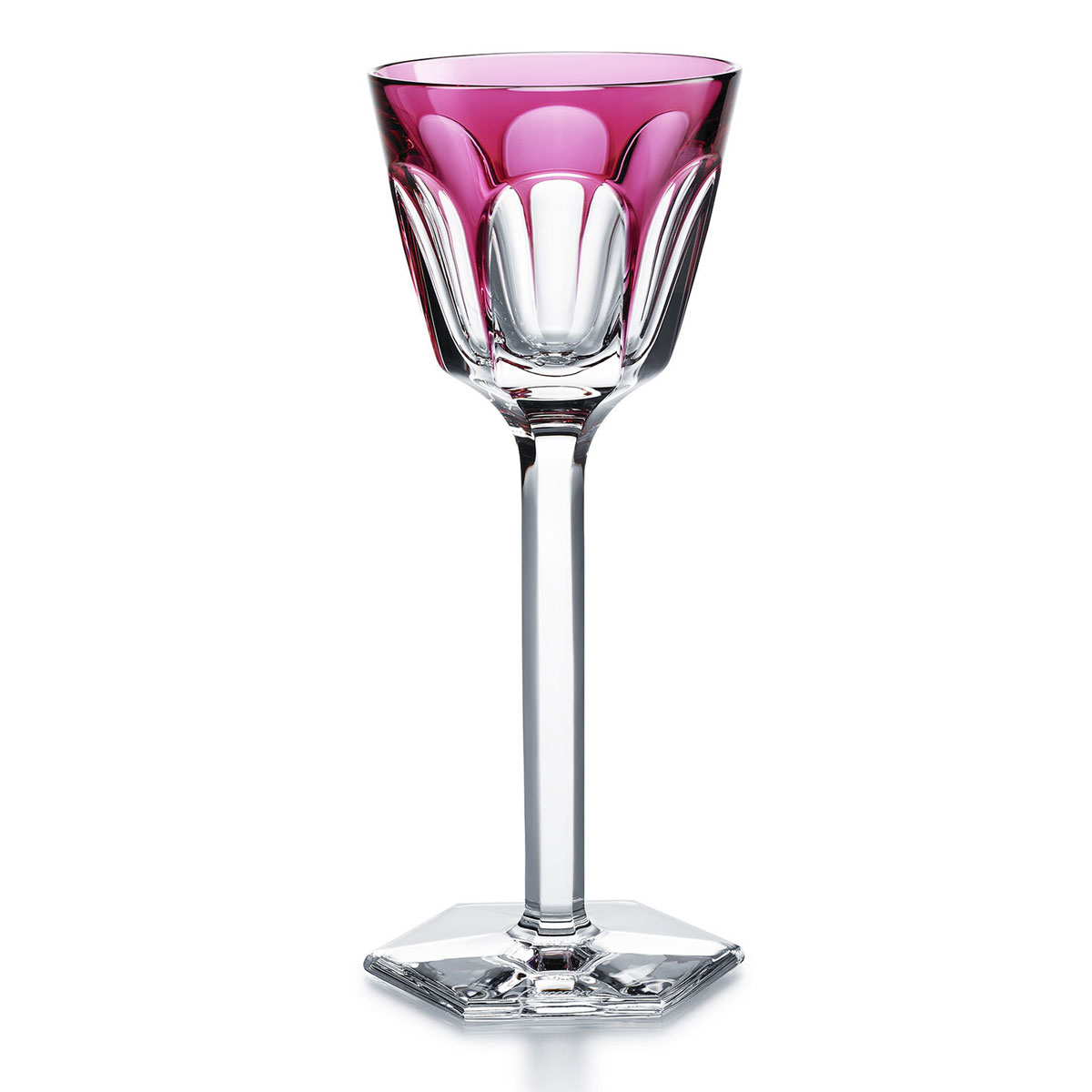 Baccarat Harcourt Rhine Wine Glass, Single, Pink