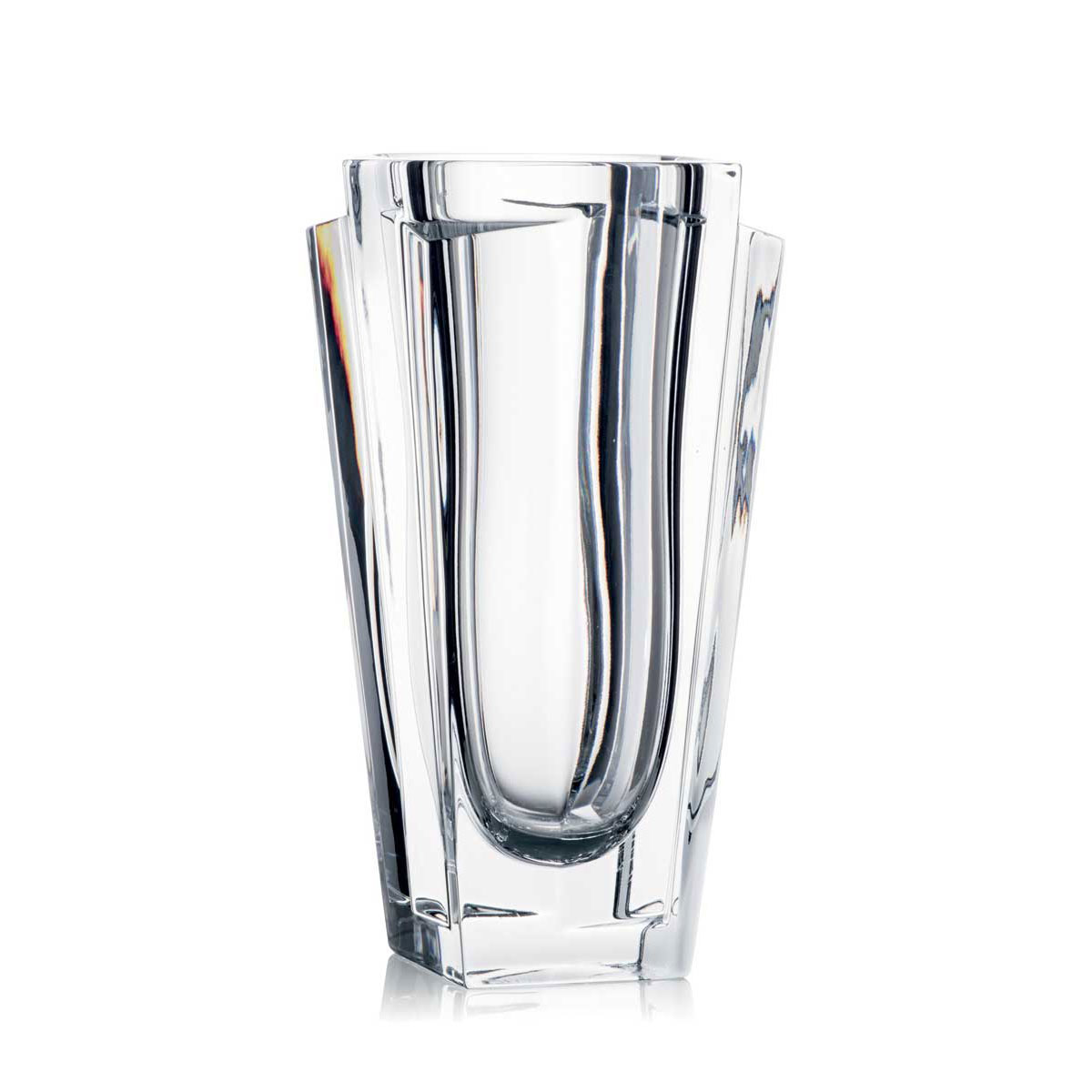 Rogaska Crystal, Camel 10" Crystal Vase