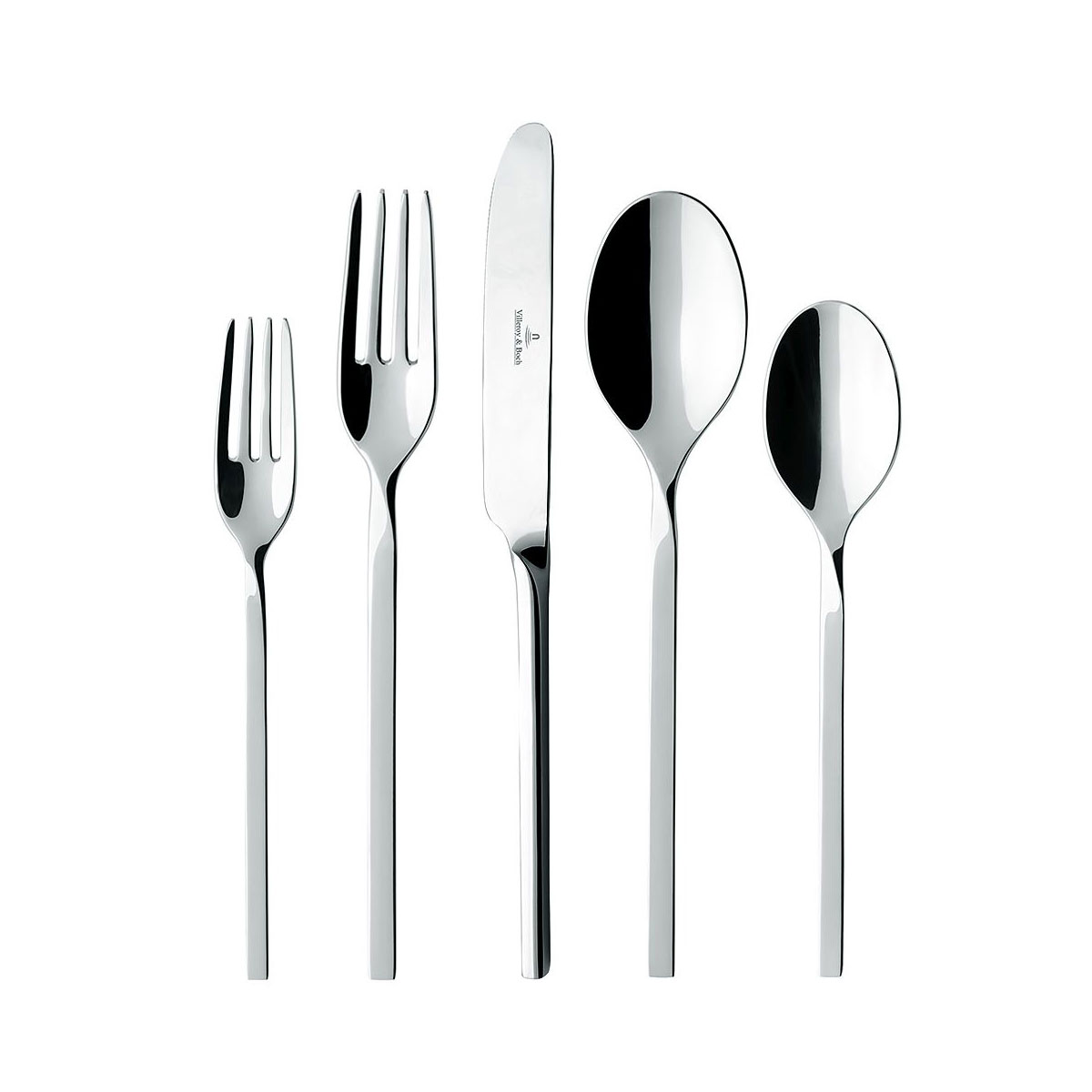 Villeroy and Boch Flatware NewWave 5 Piece Place Setting