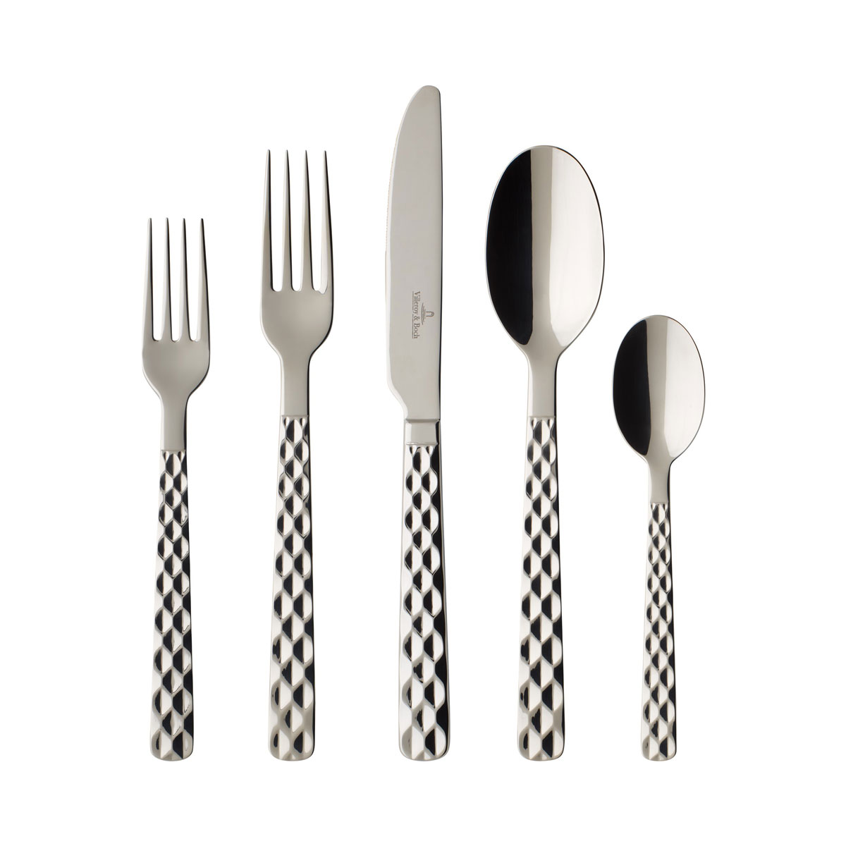 Villeroy and Boch Flatware Boston Cutlery 5 Piece Place Setting