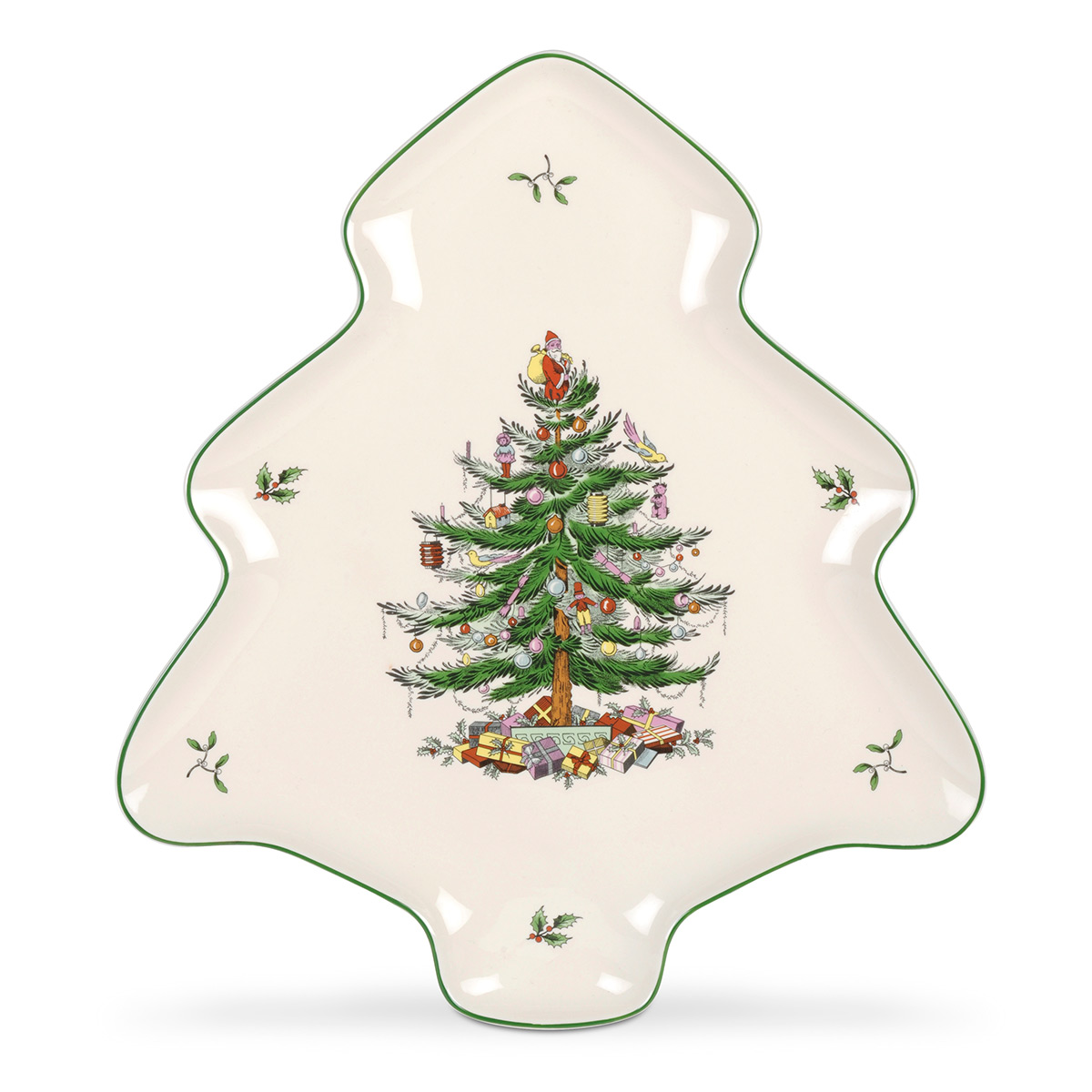 Spode Christmas Tree Serveware Tree Shape Dish