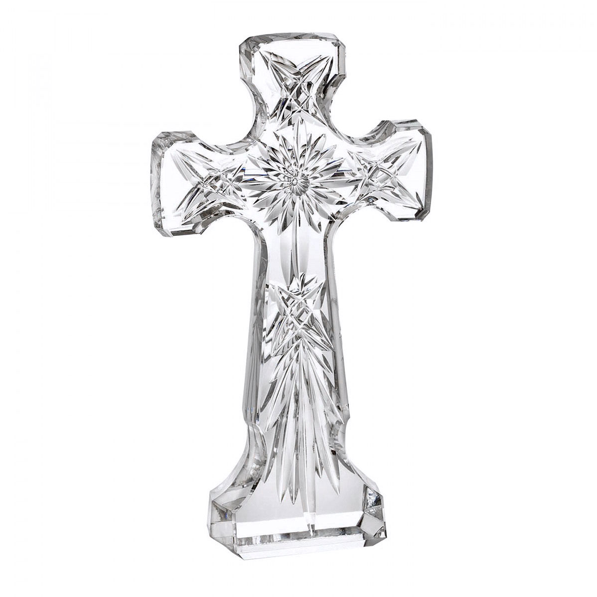Waterford Crystal, Kells Standing Crystal Cross Sculpture
