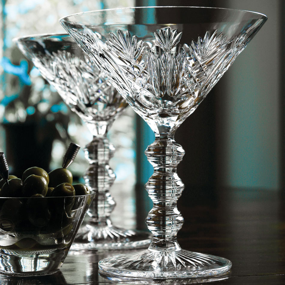 Waterford Crystal, Masterworks Monarch Martini Pair Limited Edition