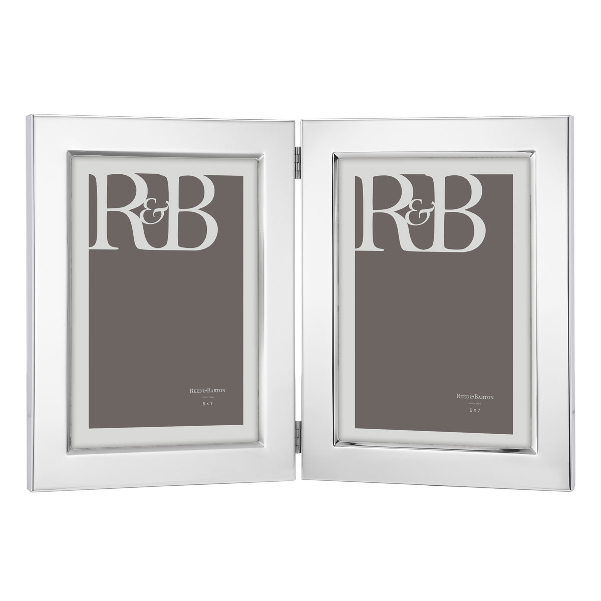 Reed And Barton Classic 5x7" Double Picture Frame