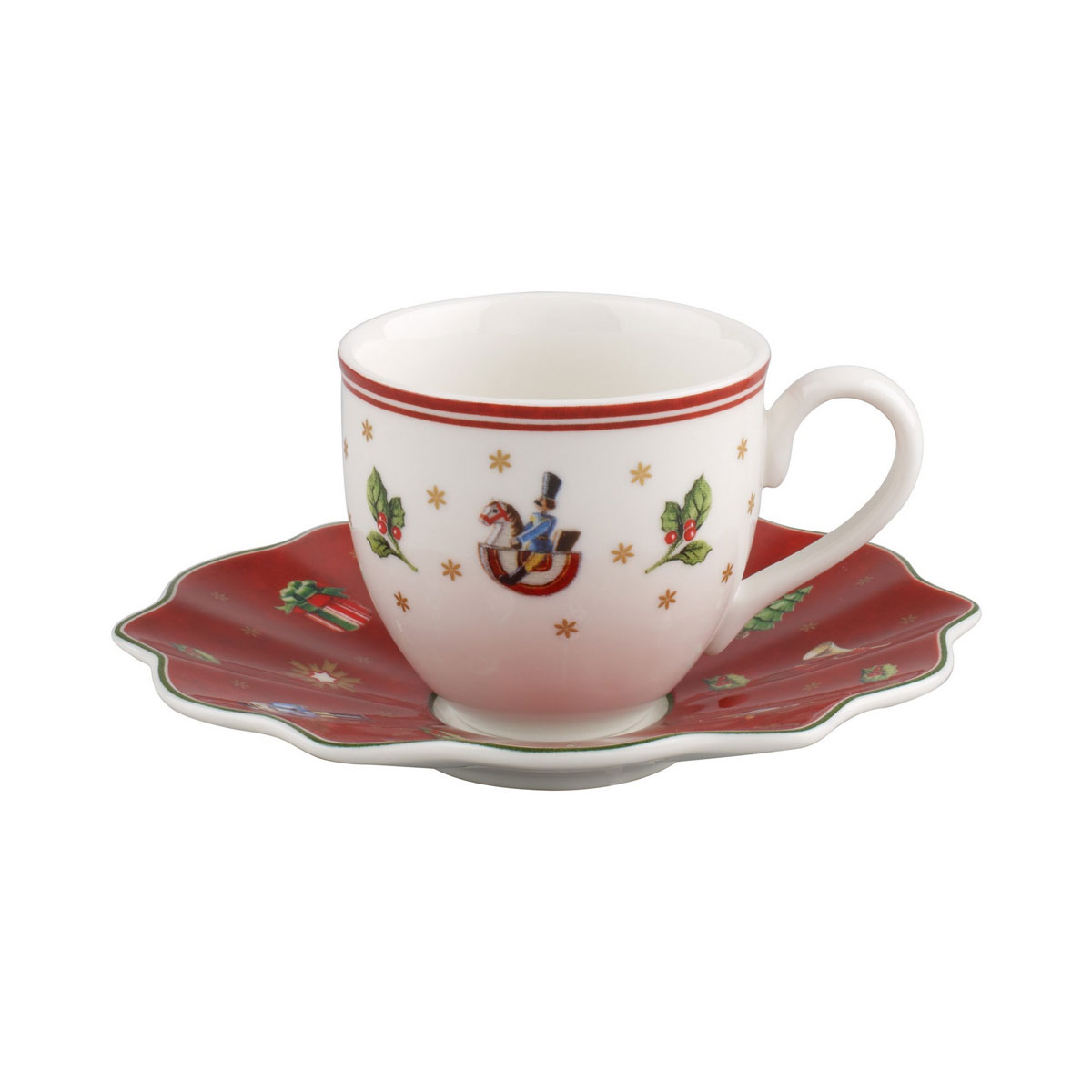 Villeroy and Boch Toys Delight Espresso Cup Saucer, Single