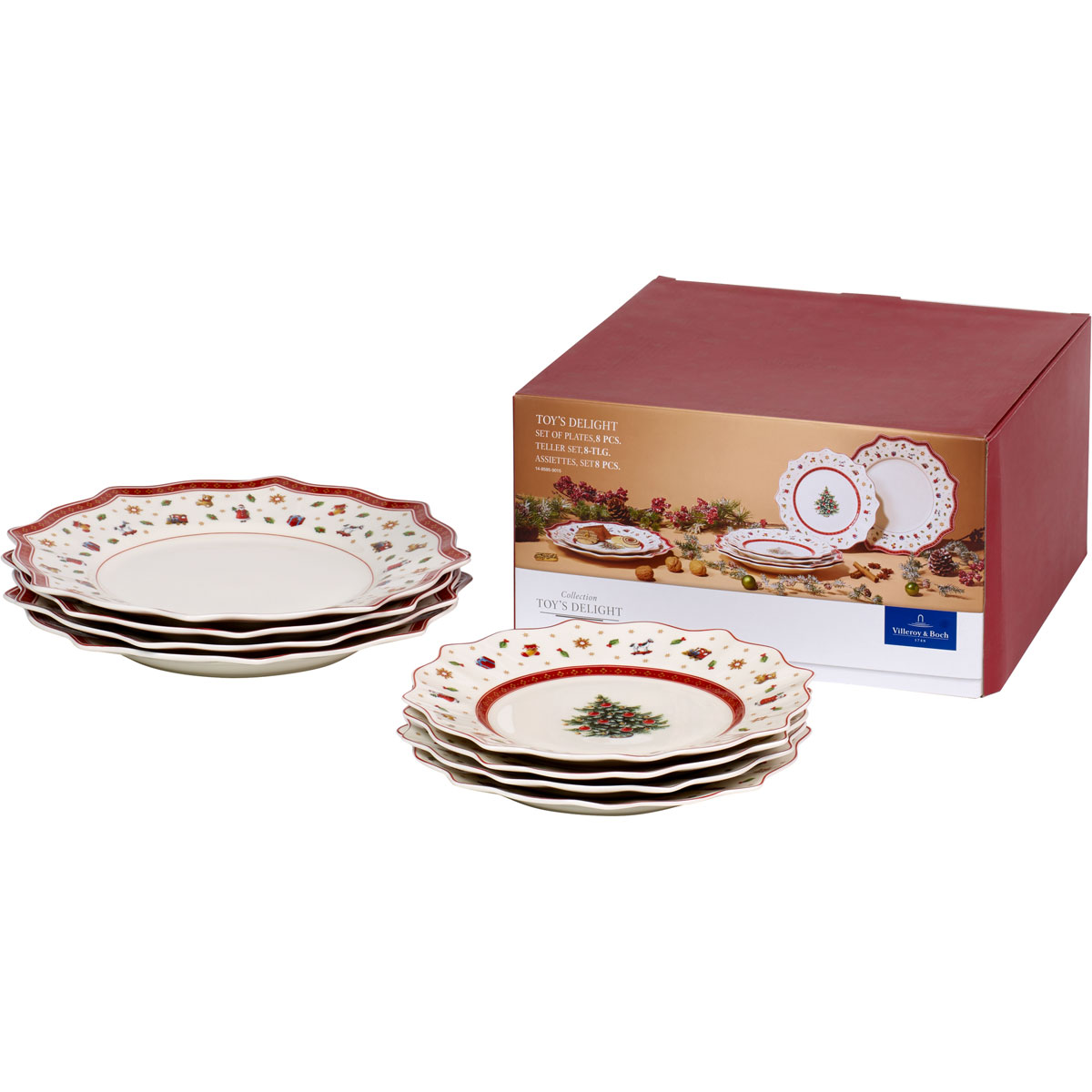 Villeroy and Boch Toys Delight 8 Plate Set