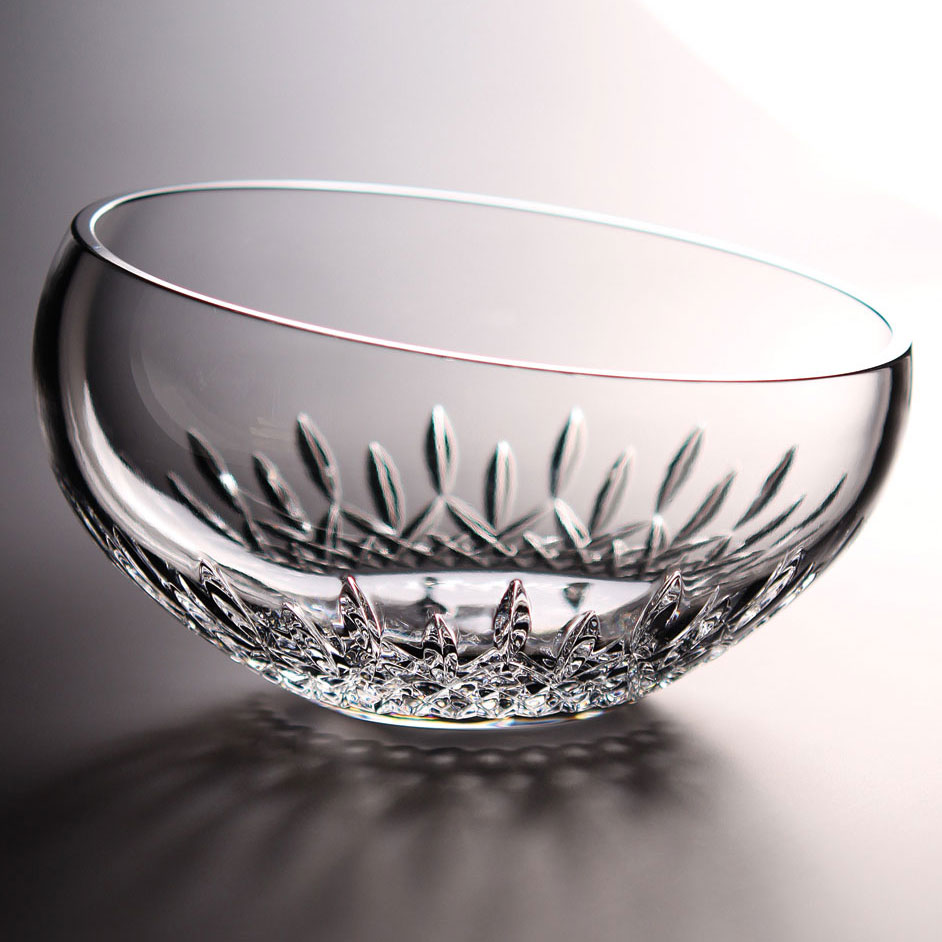 Waterford Crystal, Lismore Essence Angled Round 9" Crystal Bowl