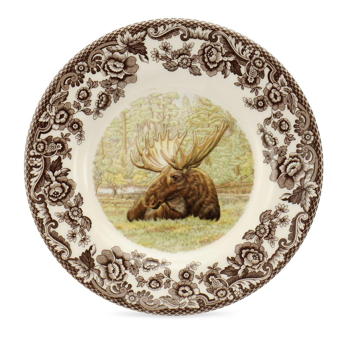 Spode Woodland Majestic Moose China Bread and Butter Plate, Magestic Moose