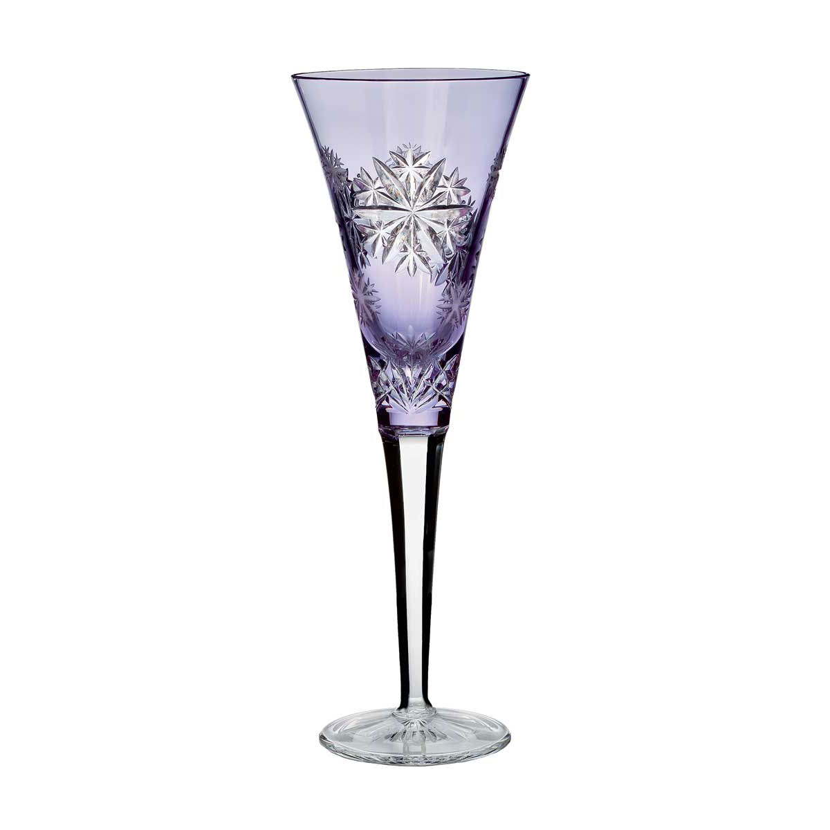 Waterford Snowflake Wishes Serenity Lavender Flute, Single