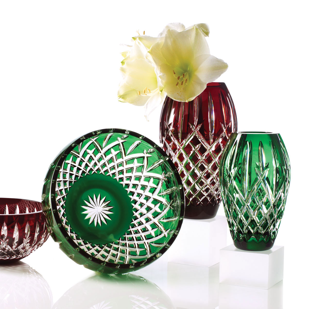Waterford Araglin Prestige Emerald Vase | Crystal Classics