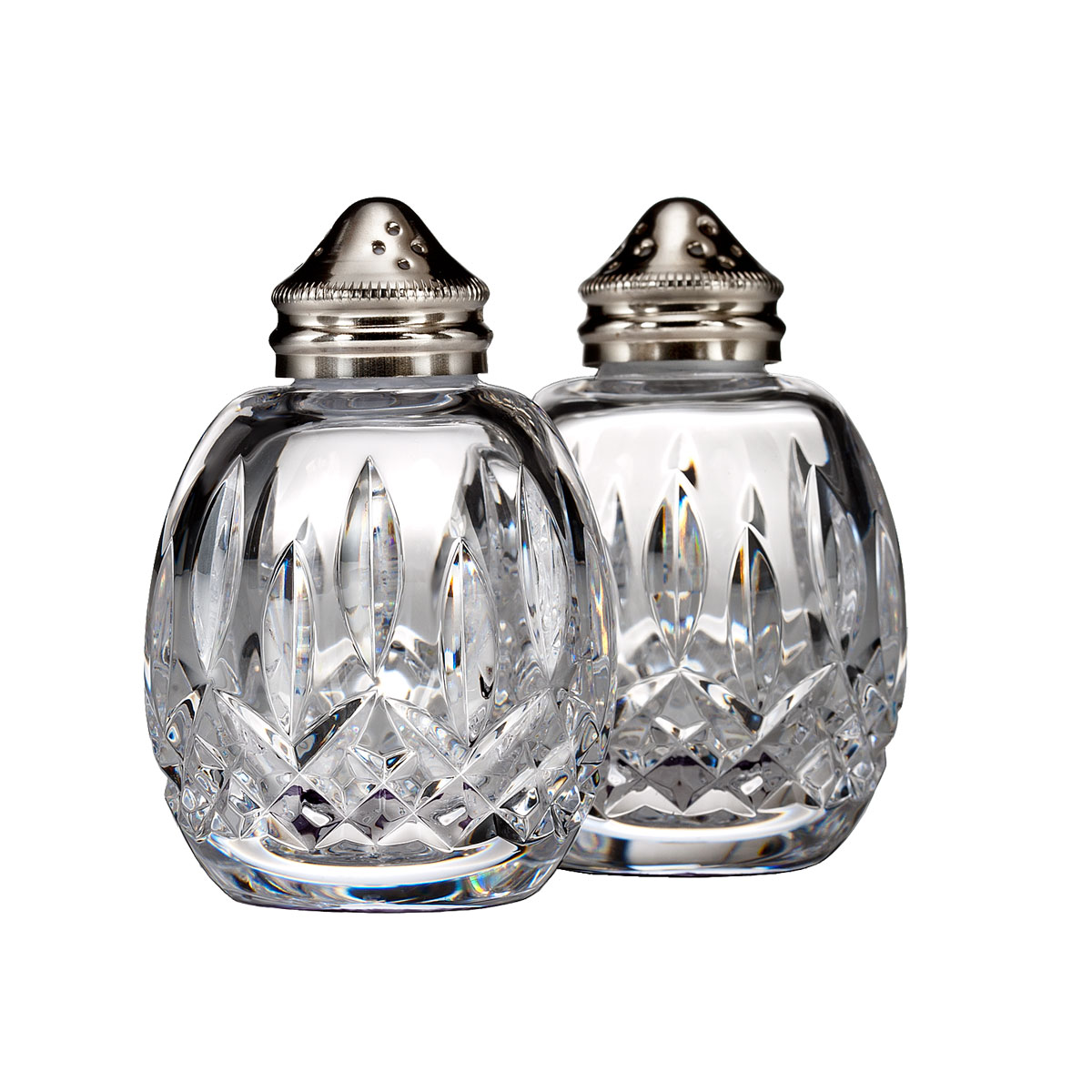 Waterford Crystal, Lismore Classic Round Salt and Pepper
