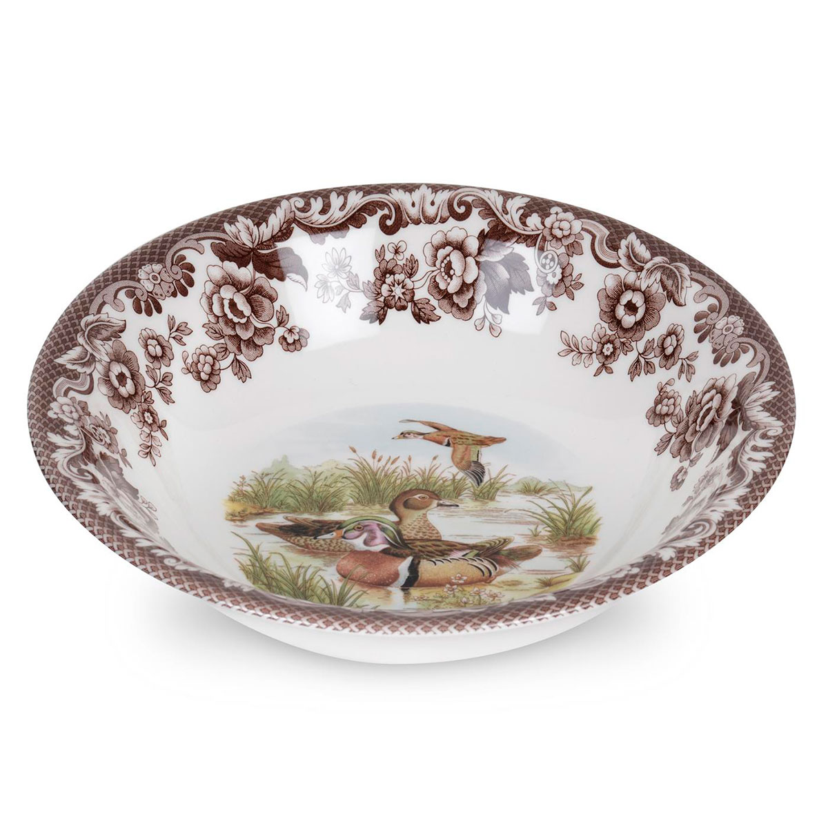 Spode Woodland Ascot Cereal Bowl, Wood Duck