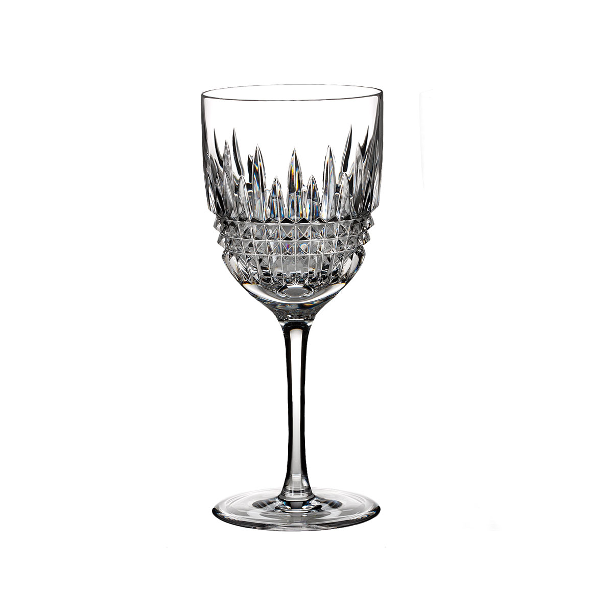 Waterford Crystal, Lismore Diamond Crystal Goblet/Crystal Red Wine, Single
