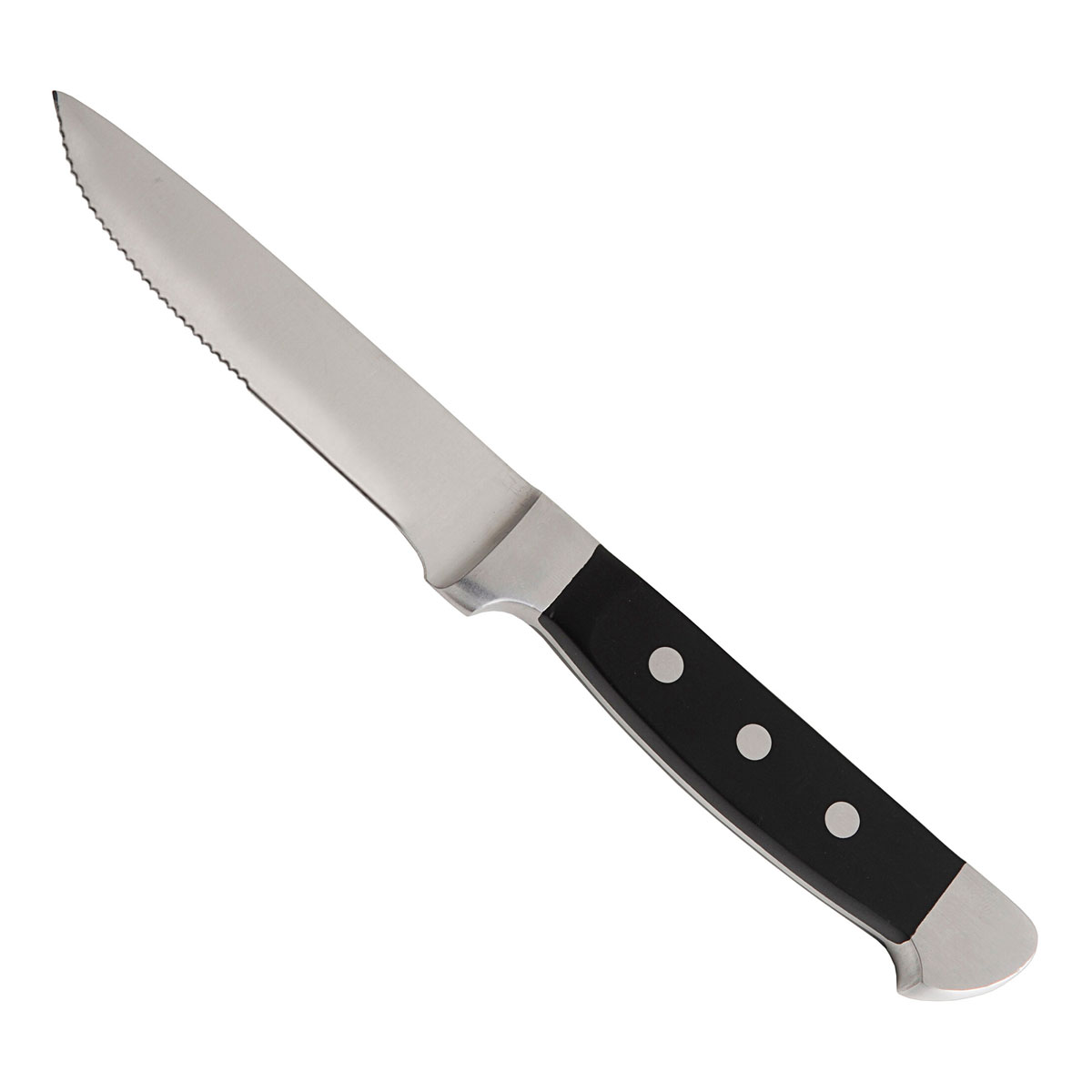 Fortessa Stainless Flatware Vaquero Full Size Steak Knife, Single