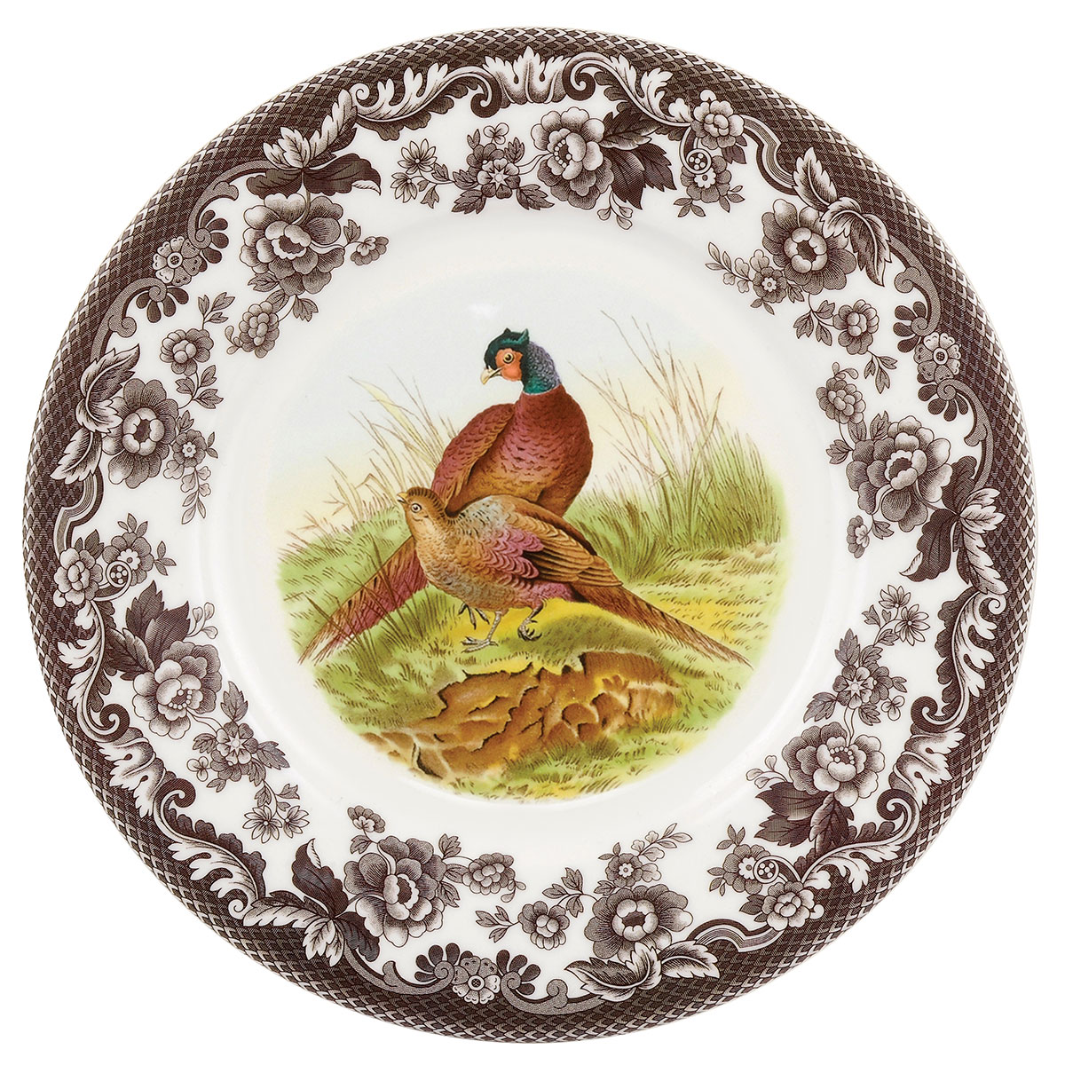 Spode Woodland Pheasant China Luncheon Plate, Pheasant