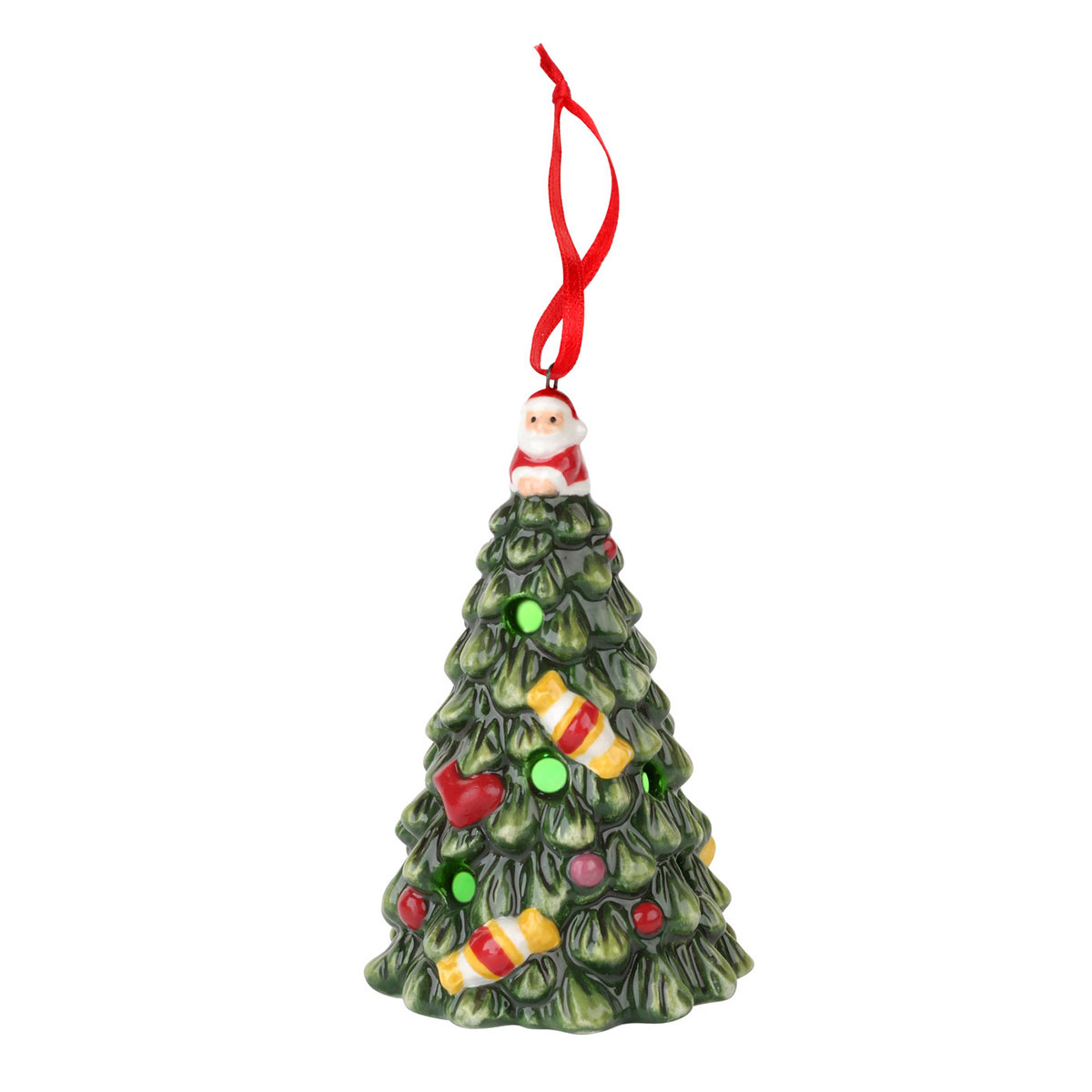 Spode 2023 Christmas Tree Multicolor Tree Ornament