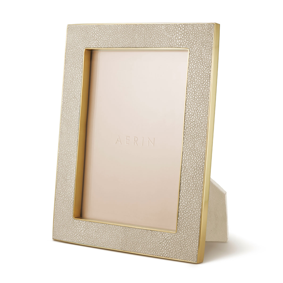 Aerin Classic Shagreen Wheat 5x7" Picture Frame