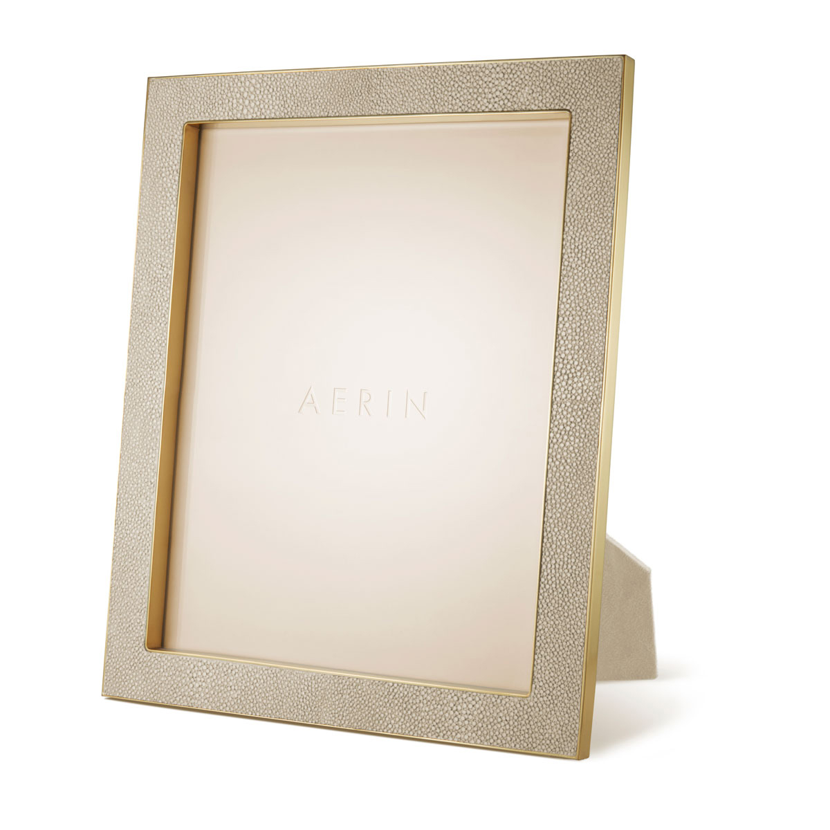 Aerin Classic Shagreen Frame, Wheat 8x10"
