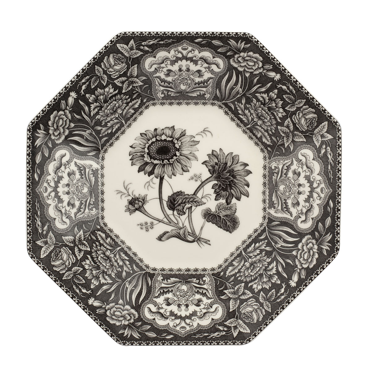 Spode Heritage Octagonal Platter, Floral