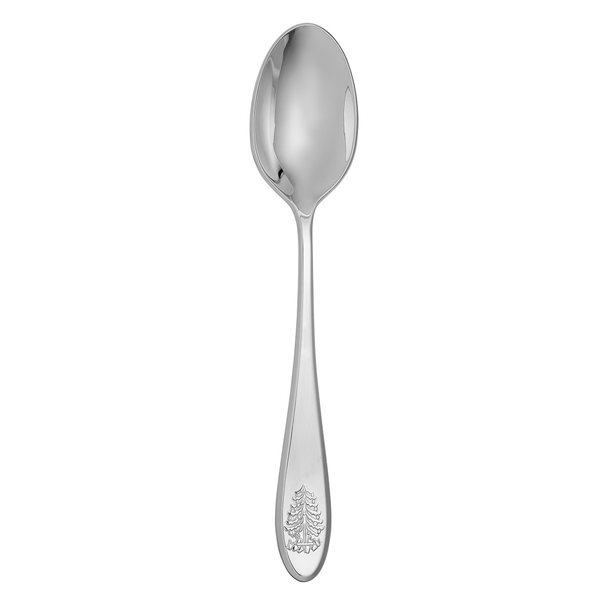 Spode Christmas Tree Cutlery Serving Spoon, Stainless
