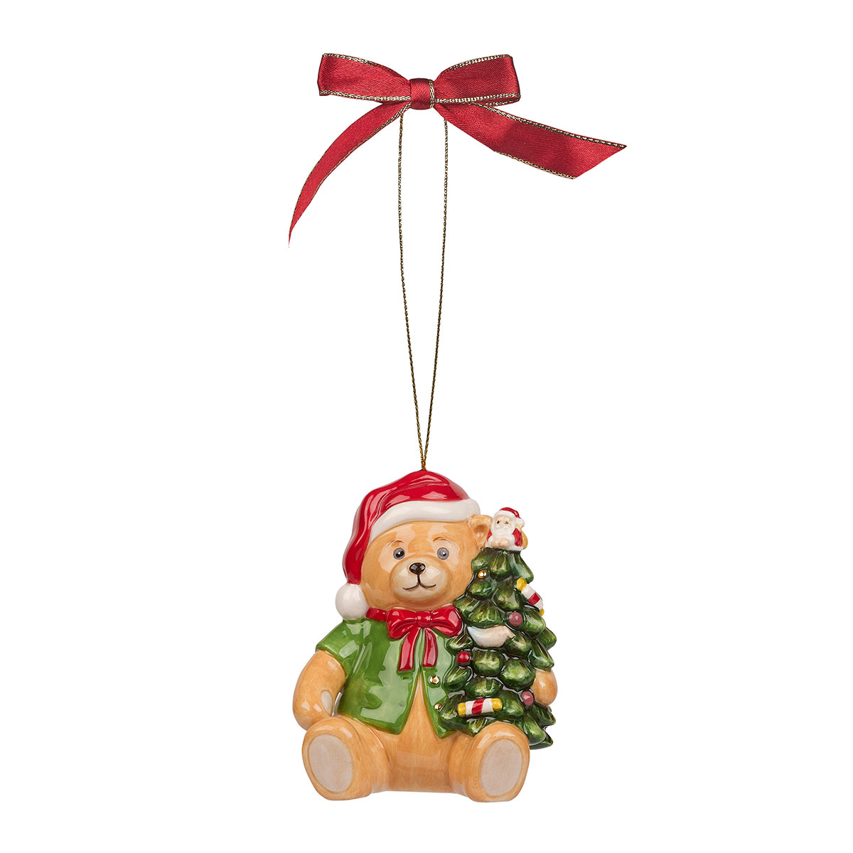 Spode 2023 Christmas Tree Christmas Bear Ornament