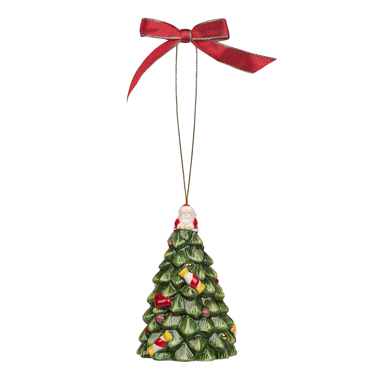Spode 2023 Christmas Tree Bell Ornament