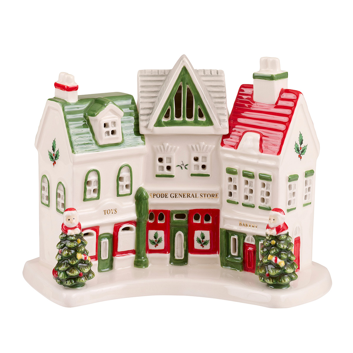 Spode Christmas Tree Village Lit Figural Spode Shops