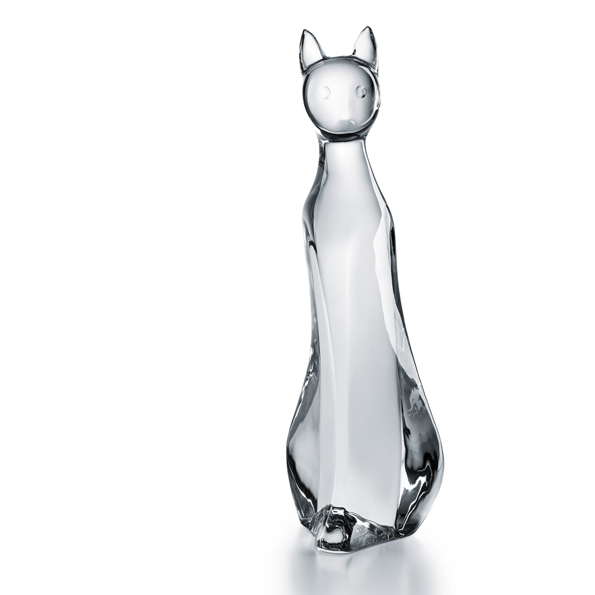 Baccarat Crystal Rigot Cat Sculpture