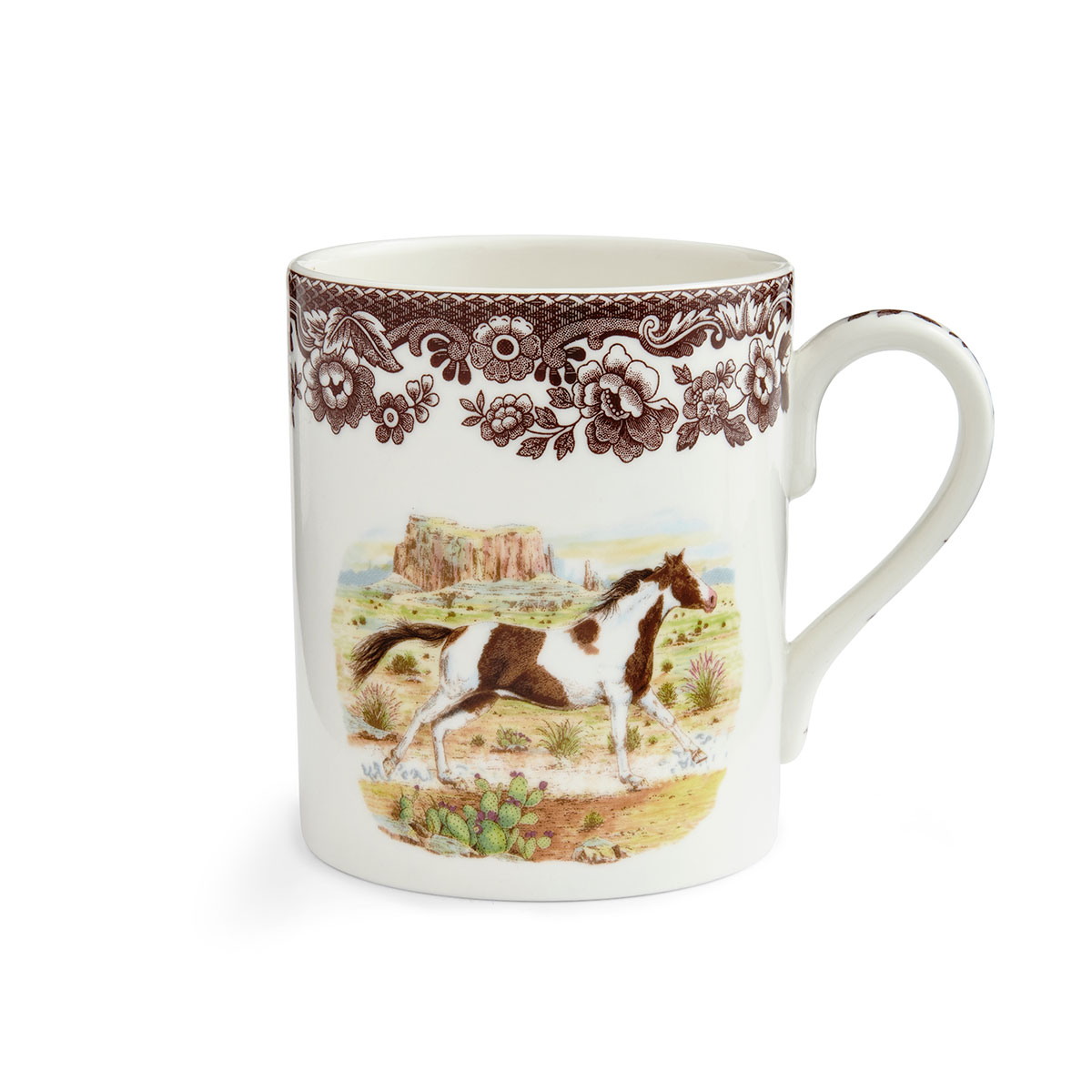 Spode Woodland Horses Mug, Paint