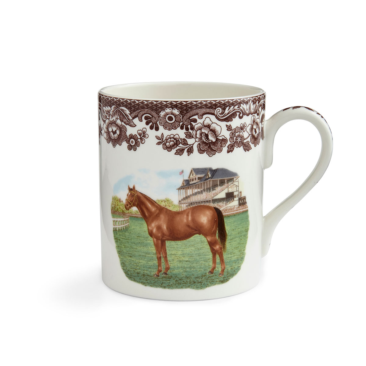 Spode Woodland Horses Mug, Thoroughbred