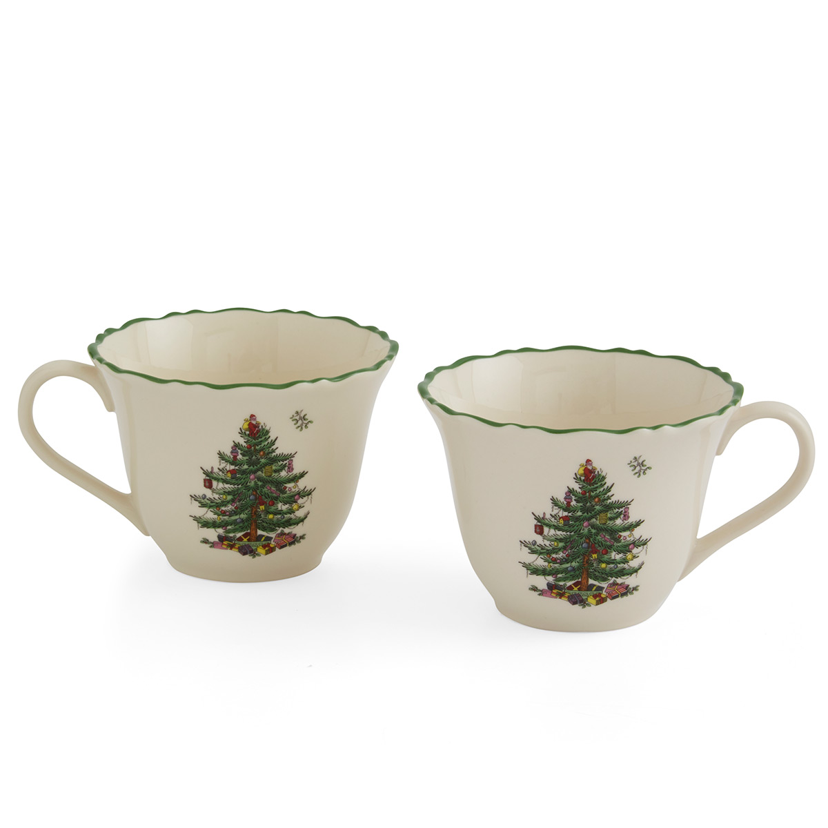 Spode Christmas Tree Serveware Set Of 2 Punch Cups
