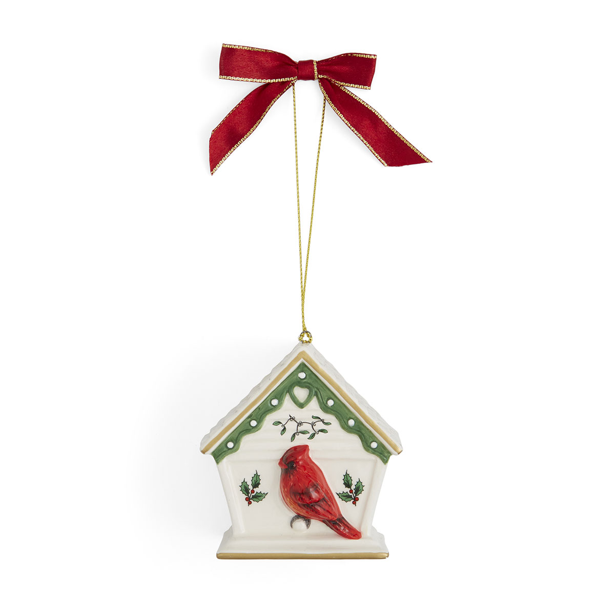 Spode 2023 Christmas Tree Birdhouse Ornament