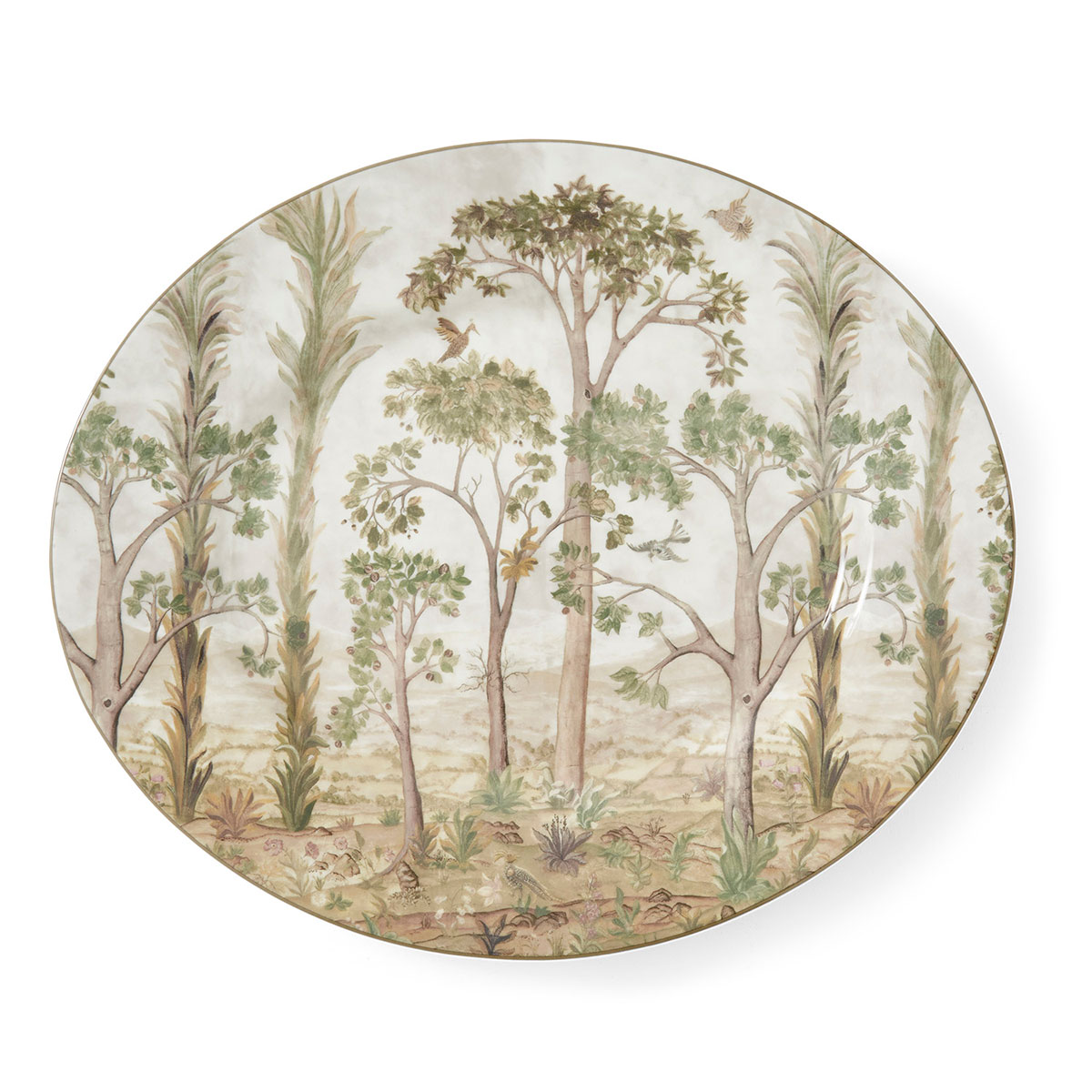 Kit Kemp, Spode Tall Trees 14" Oval Platter