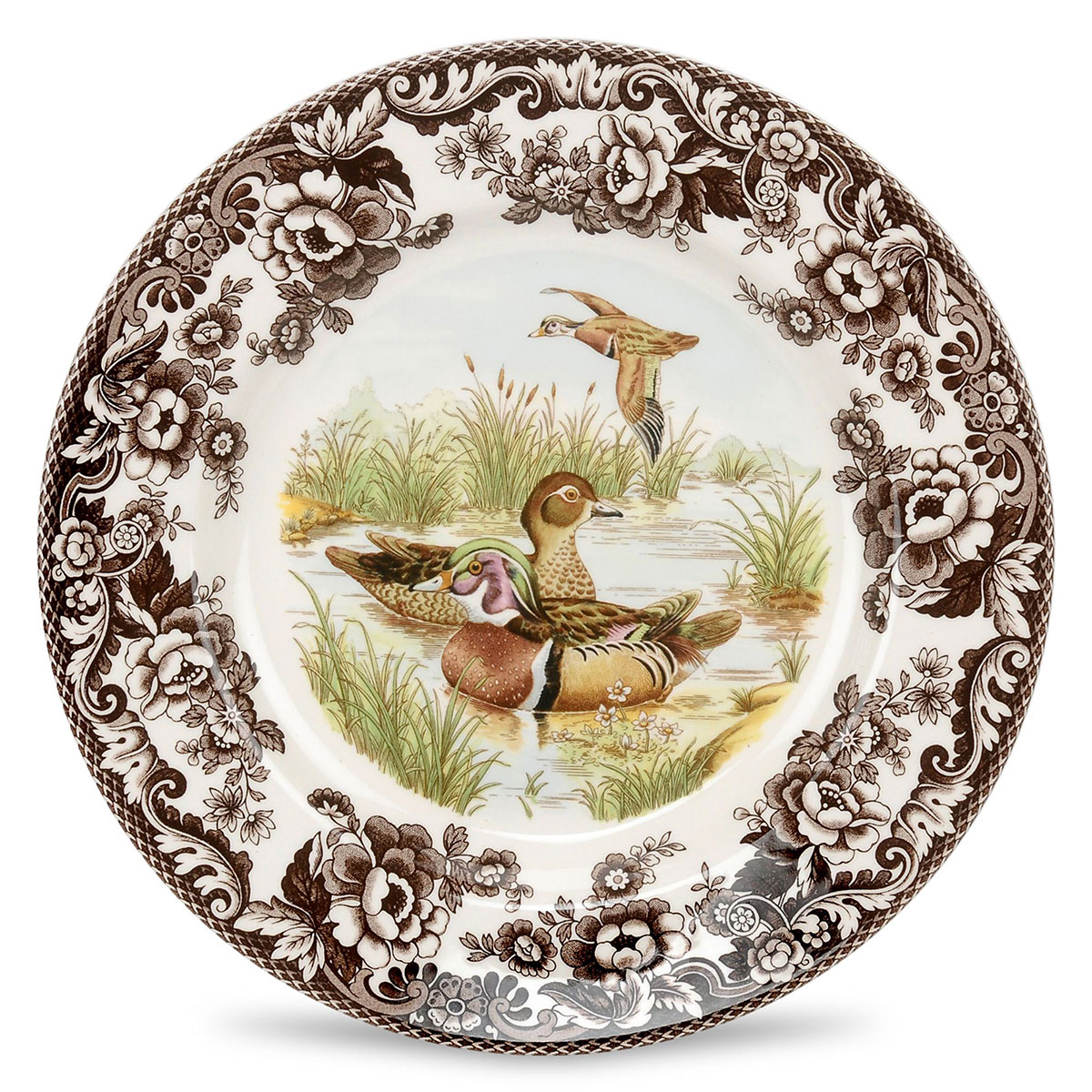 Spode Woodland Salad Plate, Wood Duck
