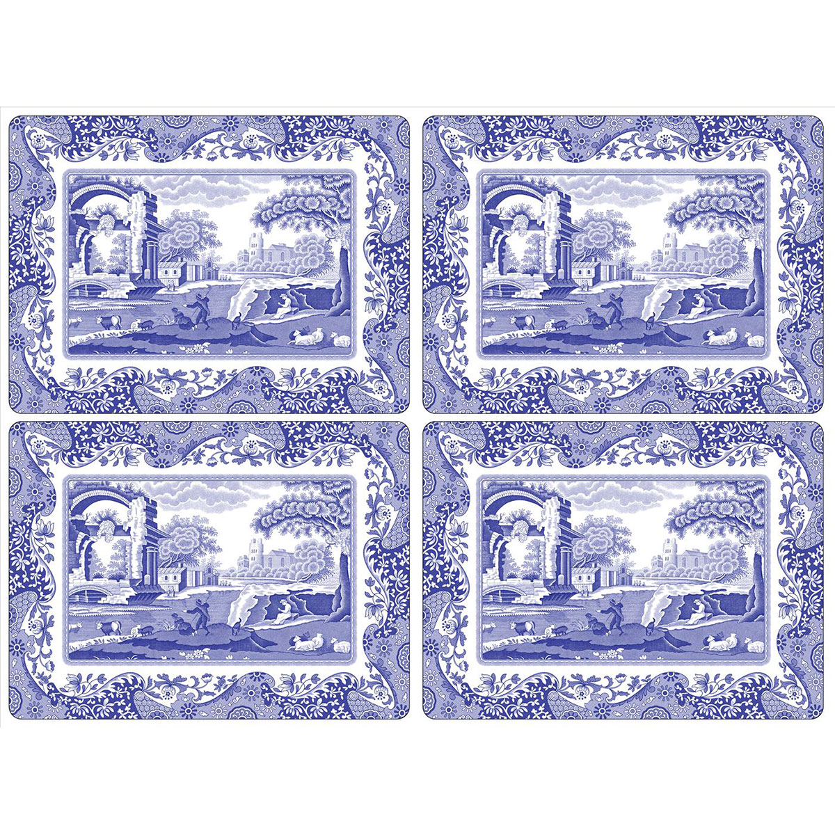 Spode Blue Italian Accessories Placemats Set of 4
