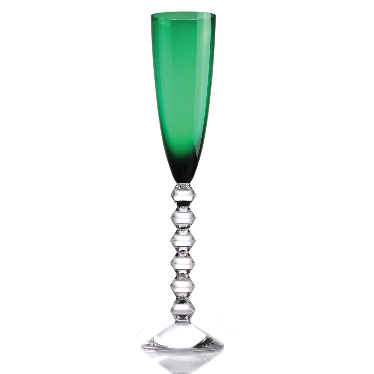 Baccarat Crystal, Vega Flutissimo Crystal Flute Emerald, Single
