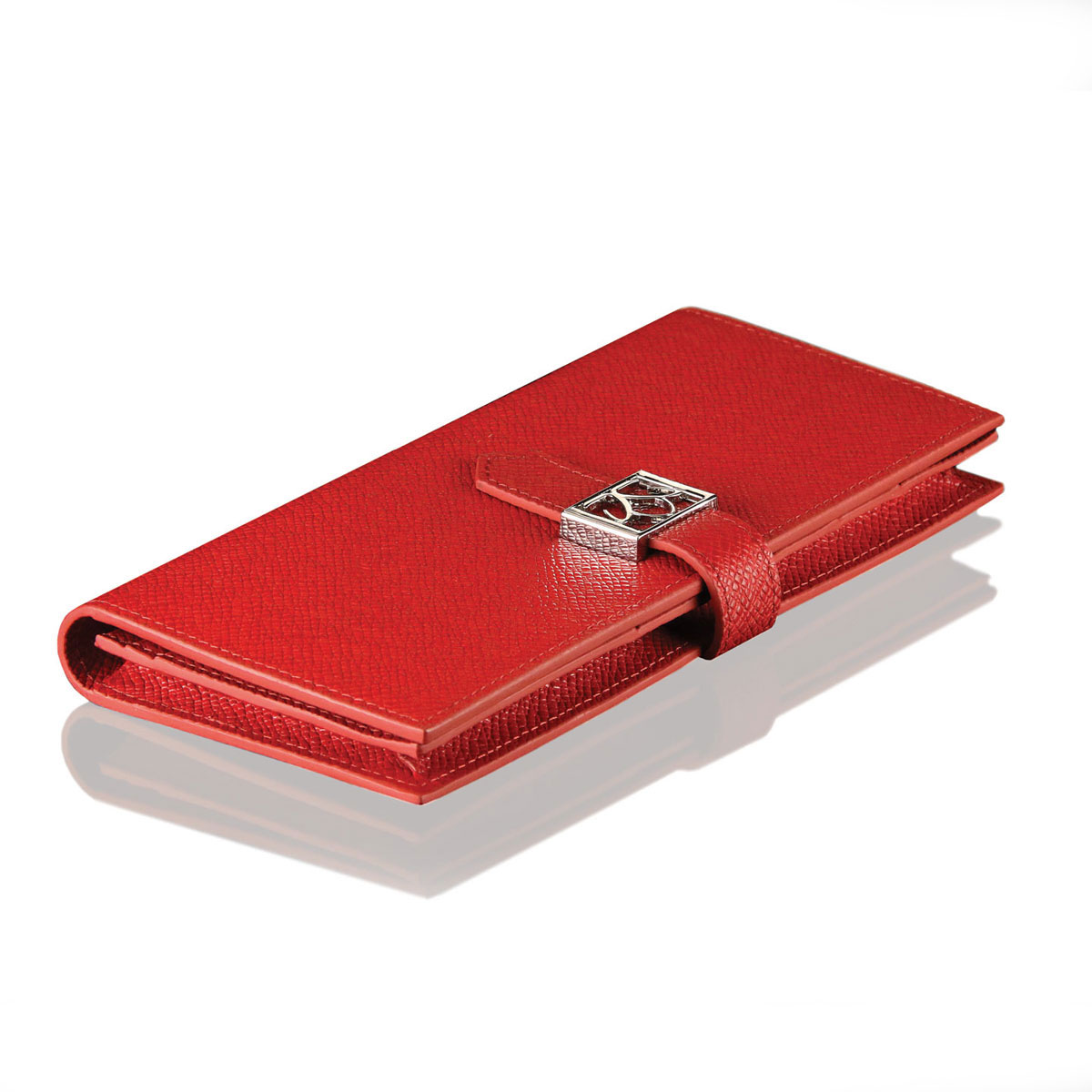 Cashs Ireland, Top Grain Leather Red Avondale Wallet