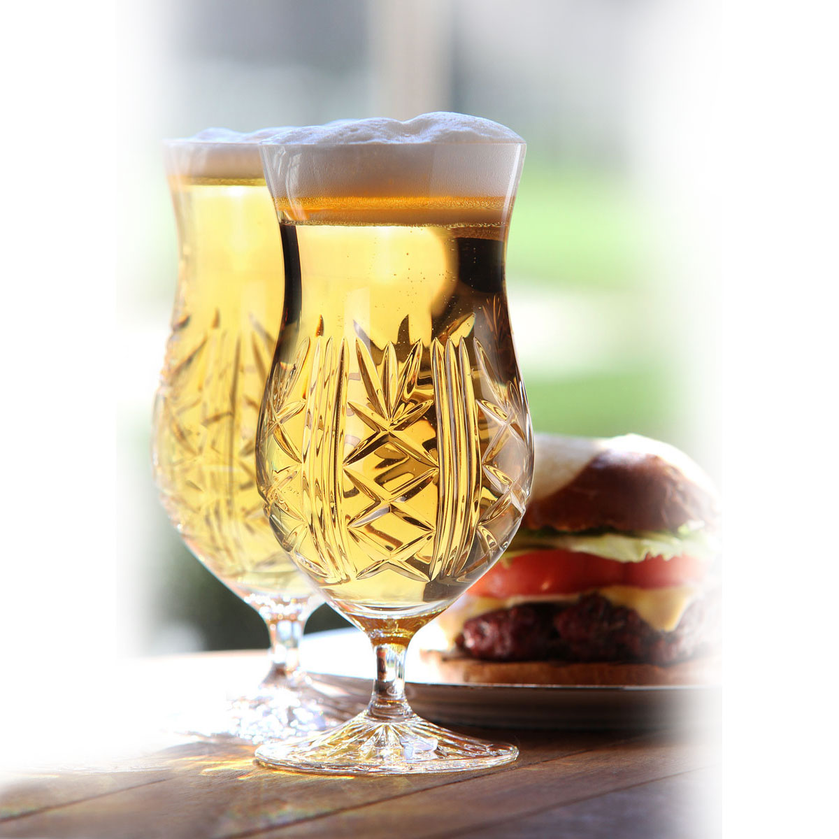 Cashs Ireland, Mahon Falls Craft Ale Crystal Beer Glasses, Pair