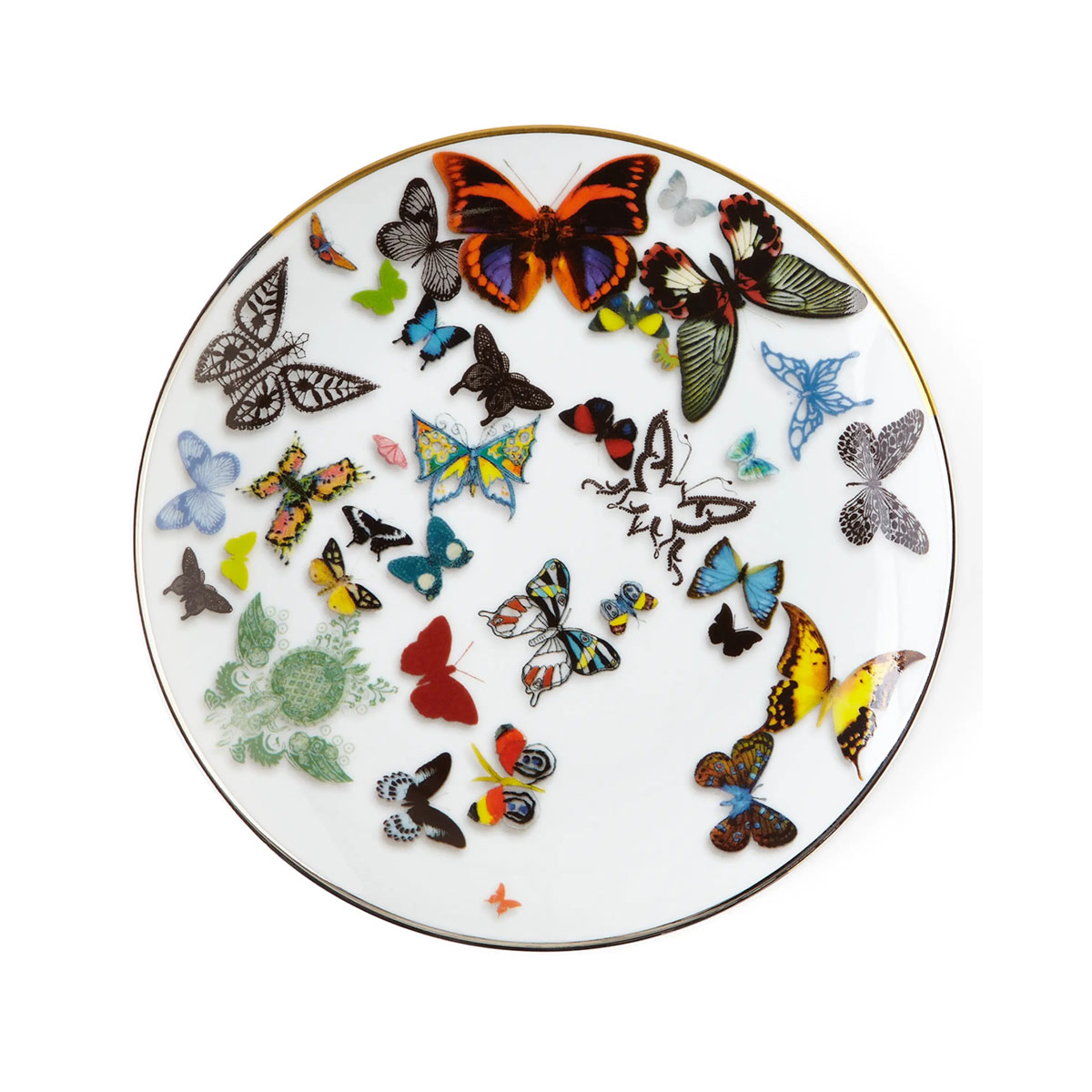 Vista Alegre Porcelain Christian Lacroix - Butterfly Parade Dessert Plate