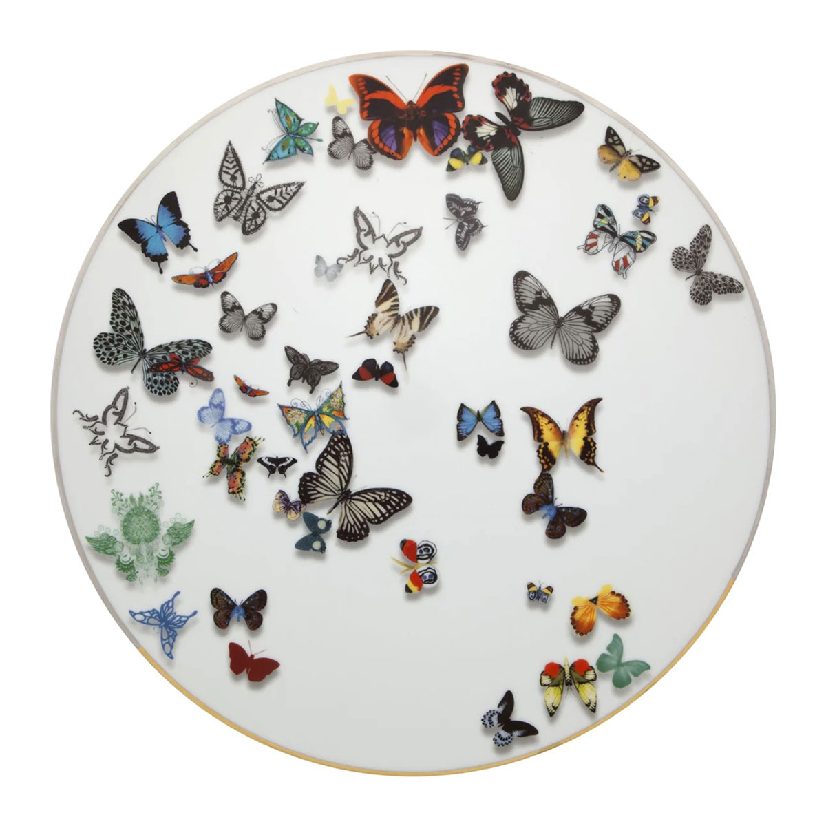 Vista Alegre Porcelain Christian Lacroix - Butterfly Parade Charger Plate