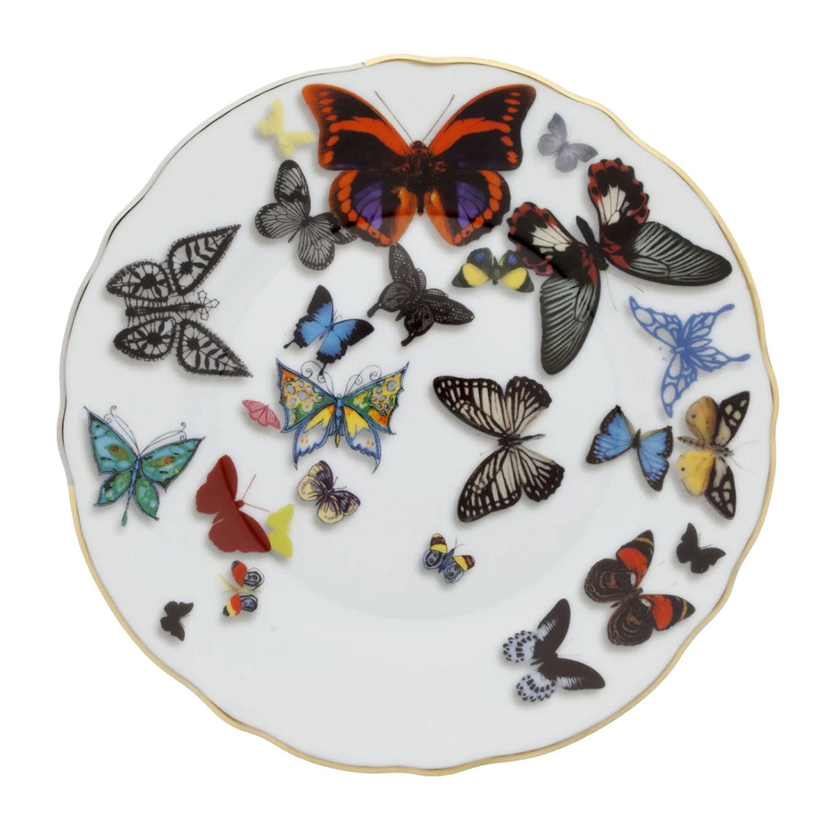 Vista Alegre Porcelain Christian Lacroix - Butterfly Parade Bread and Butter Plate