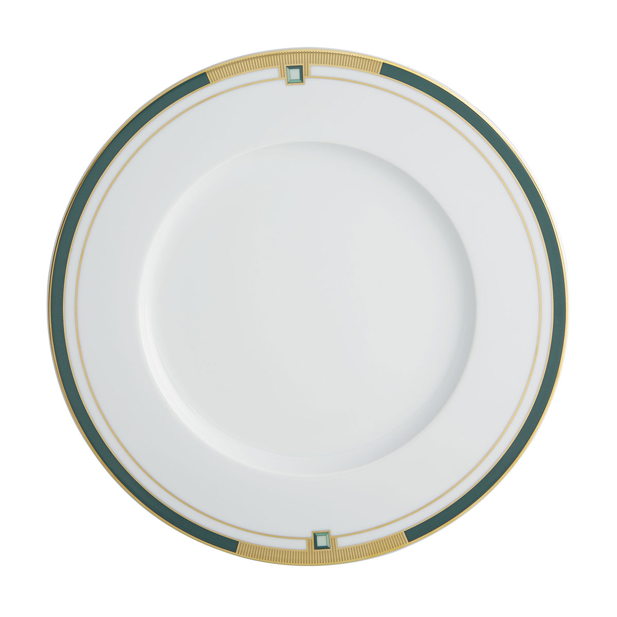 Vista Alegre Porcelain Emerald Dinner Plate