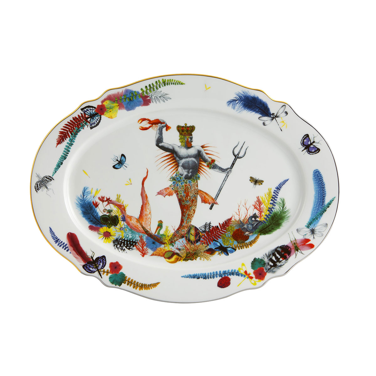 Vista Alegre Porcelain Christian Lacroix - Caribe Medium Oval Platter
