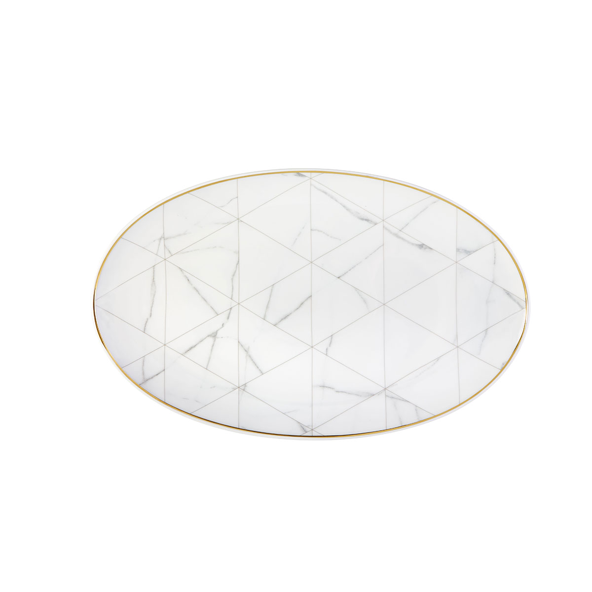 Vista Alegre Porcelain Carrara Large Oval Platter