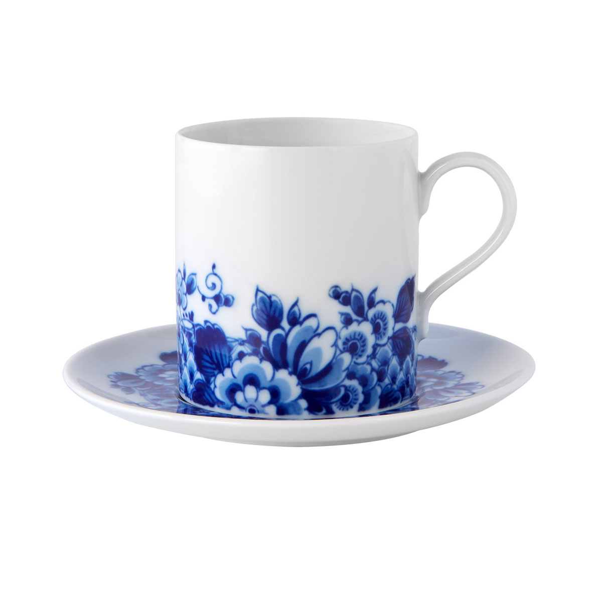 Vista Alegre Porcelain Blue Ming Tea Cup And Saucer