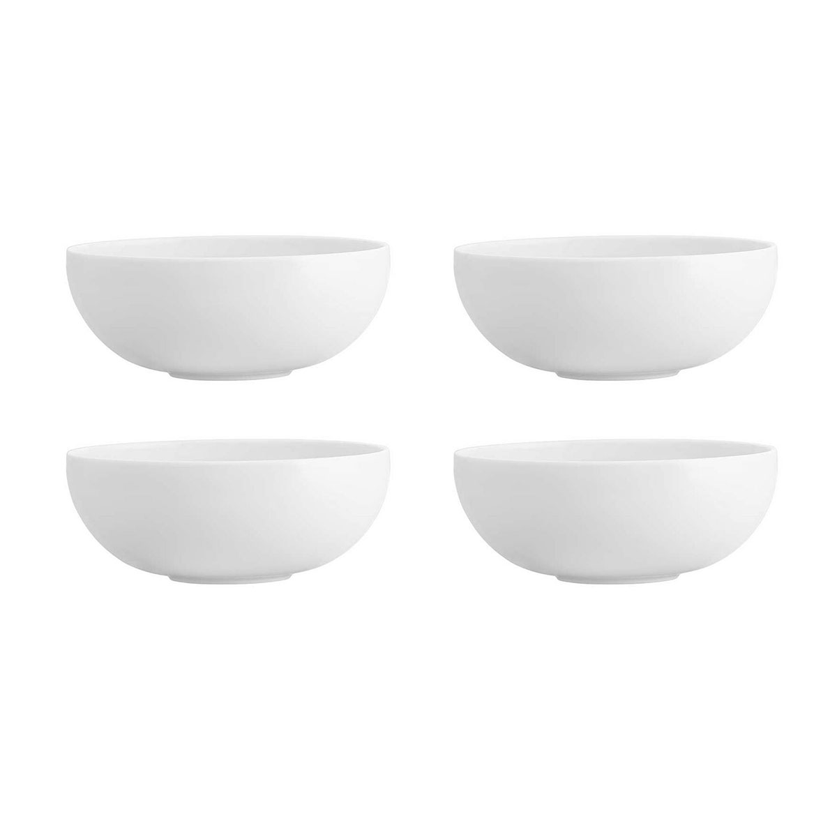 Vista Alegre Porcelain Domo White Individual Bowl, Set of 4
