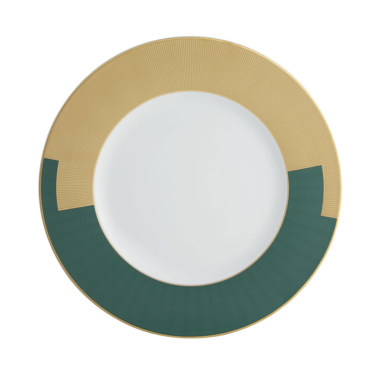 Vista Alegre Porcelain Emerald Charger Plate, Set of 4